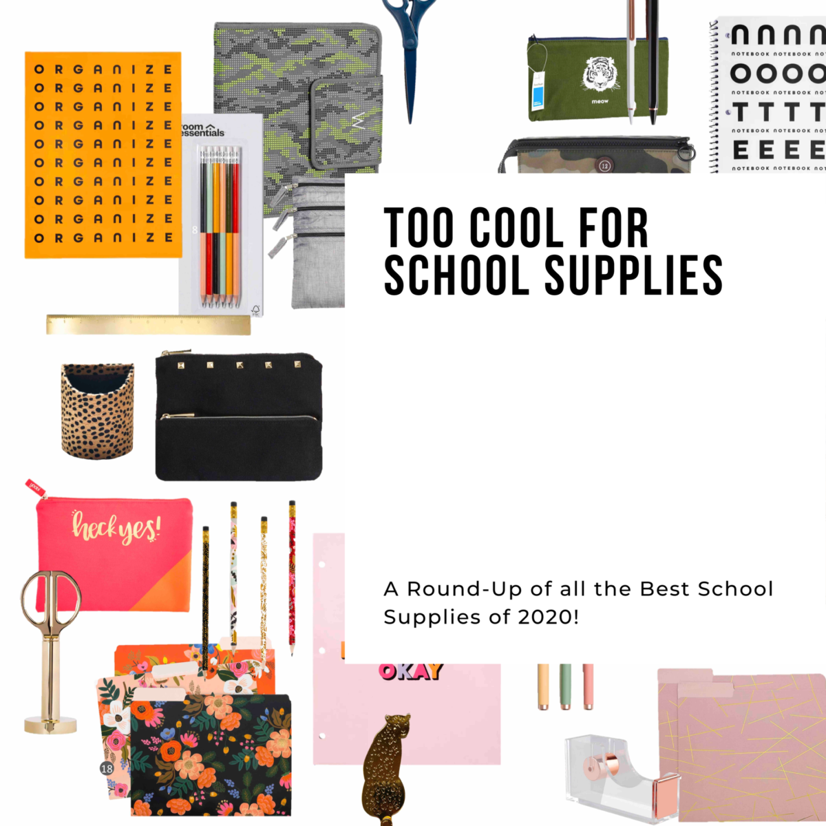 Too Cool For School Supplies - Dwell & Dine